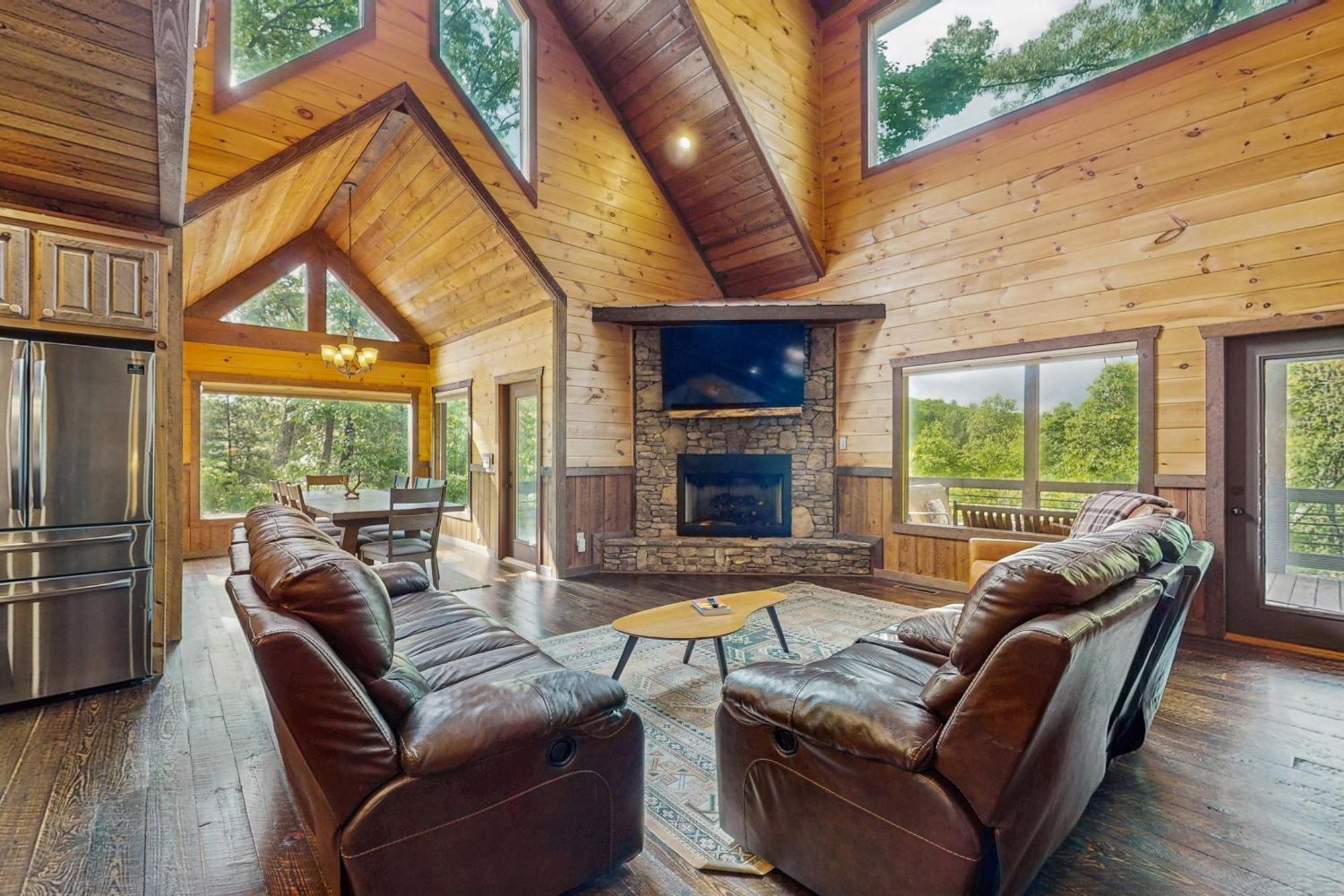 Whispering Woods Villa Blue Ridge Exteriör bild