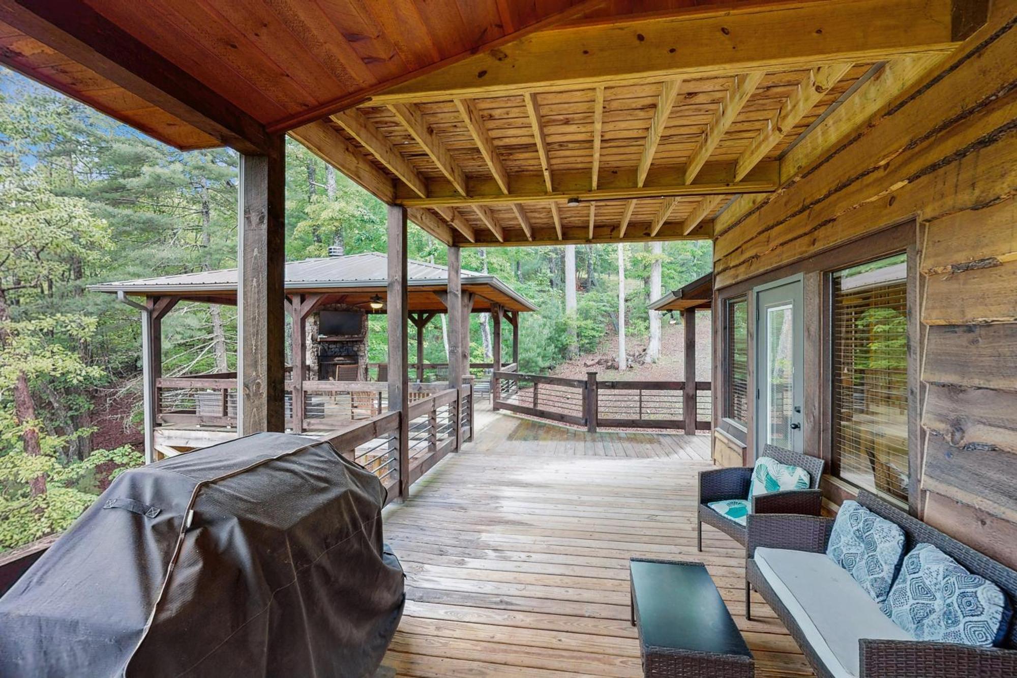 Whispering Woods Villa Blue Ridge Exteriör bild