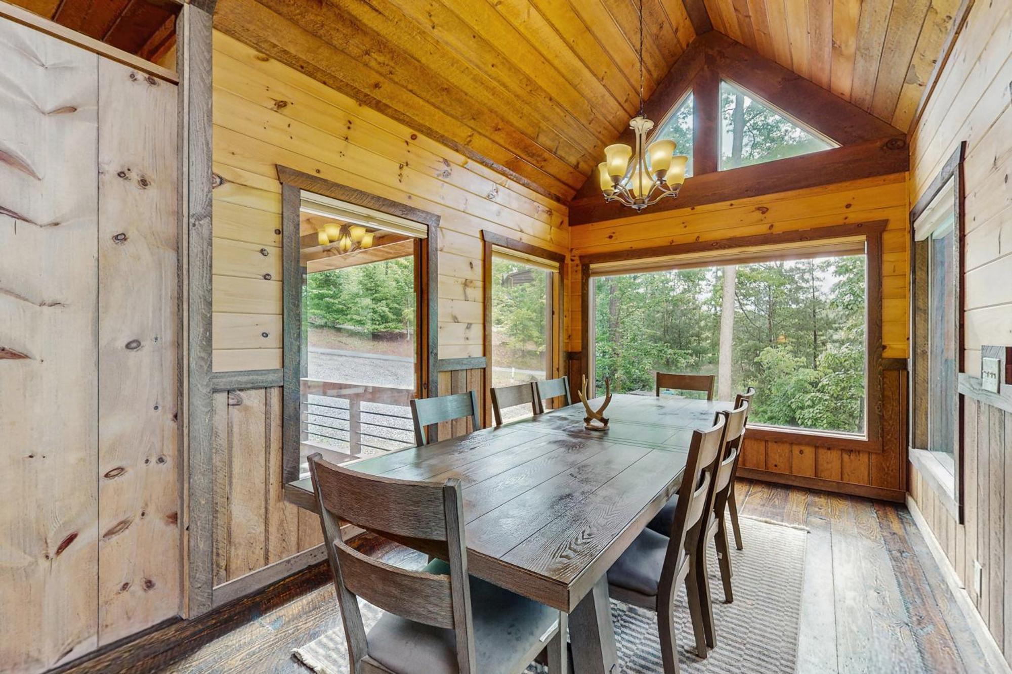 Whispering Woods Villa Blue Ridge Exteriör bild
