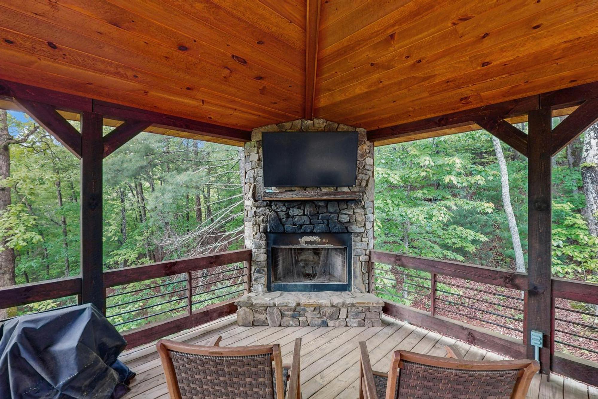 Whispering Woods Villa Blue Ridge Exteriör bild
