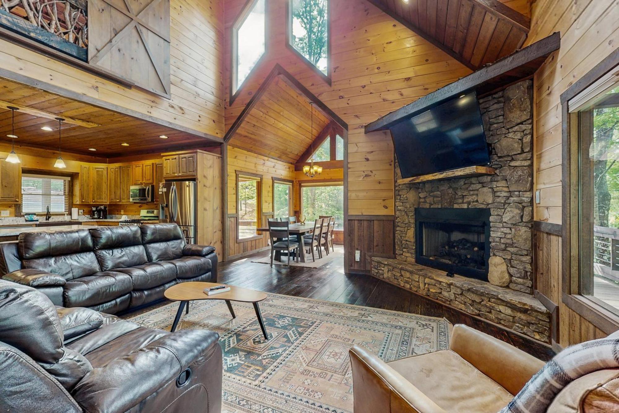 Whispering Woods Villa Blue Ridge Exteriör bild